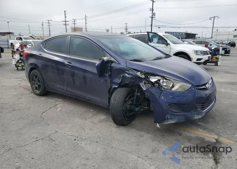 2013 Hyundai Elantra Gls z USA, uszkodzony, nr VIN 5NPDH4AE9DH223531